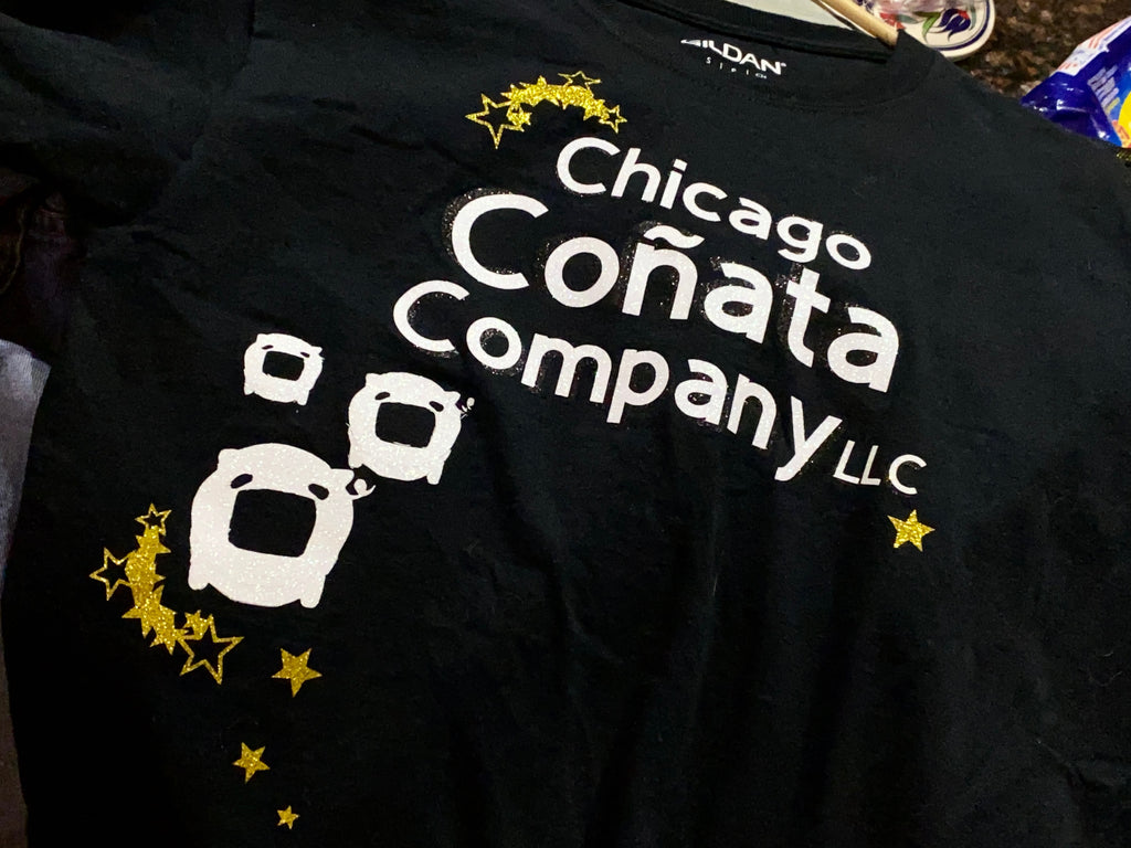 Black T-Shirt - Chicago Coñata Company LLC - Chicago Coñata Company