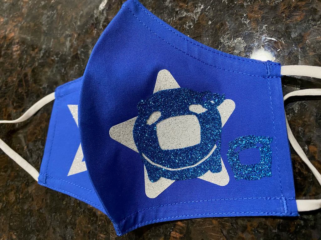 KIDS' Face Mask (Blue) - Chicago Coñata Company